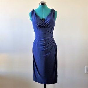 Ralph Lauren Blue Cocktail Dress (Size 14)